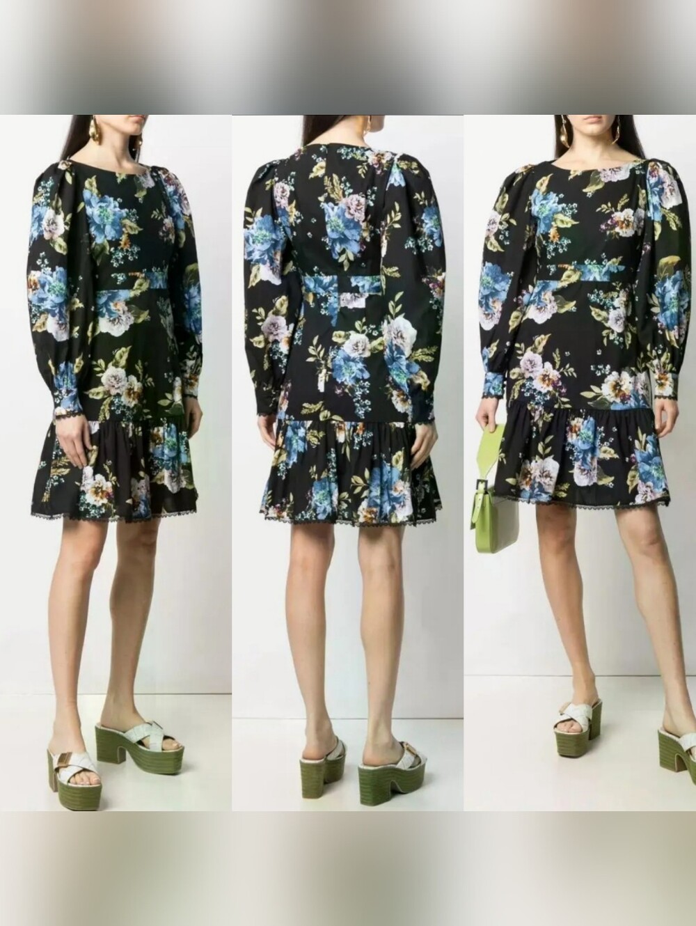 Erdem | Rydal Floral Print Poplin Dress